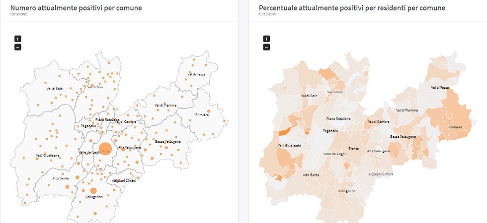 Coronavirus in Trentino, 4 positivi a San Giovanni di Fassa e 3 casi a Bieno